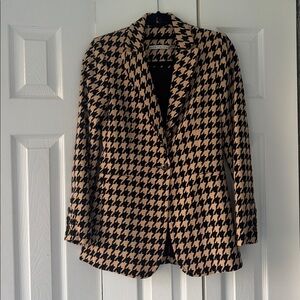 Alice + Olivia Houndstooth Blazer size 0